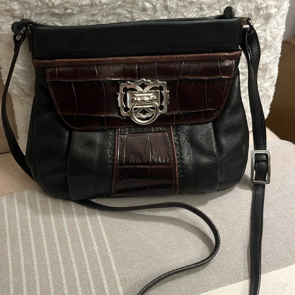 Vintage leather Brighton crossbody bag